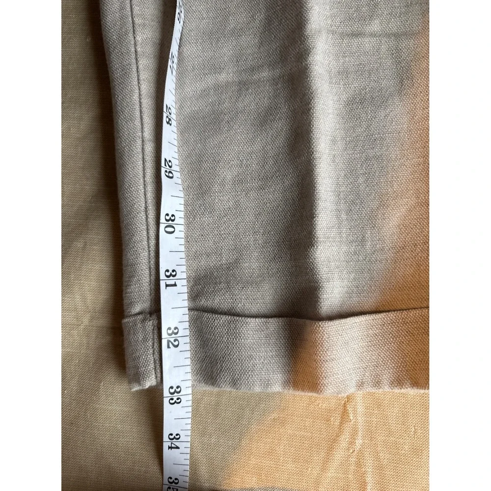 SAVANE Collection Mens Pleated Deep Dye No Fade No Wrinkles Pants Khaki 34x32